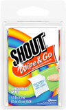 Shout Wipes, Wipe And Go Instant Stain Remover, Laundry Stain And Spot Remover For On-The-Go, 4 Wipes (Pack Of 1)
