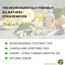 Buncha Farmers-The Best-100% All Natural, Biodegradable, Environmentally Friendly Stain Remover Stick (Made In Canada 1.76 Oz) - 8 Pack