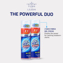 Oxi, Clean Max Force Stain Remover 6.2 Ounce 2-Pack  Stain Stick For Clothes,  Stain Grabbing Nubs Grease Stain Remover For Clothes  Gel Stain For 5 Stain Types