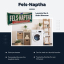 Laundry Bundle With Arm & Hammer Super Washing Soda 55 Oz Fels Naptha Laundry Bar And Stain Remover Concentrated 2 Pack 5.0 Oz And Shopexzone Laundry Stain Remover Brush With Horsehair Soft Bristles