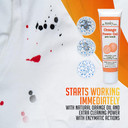 Stanley Home Products Orange Power Gel Pre Wash - Laundry Stain Remover - Spot Treat Tough Stains Works Immediately Cleans And Deodorizes Fabrics Ideal For Blood Oil Grease And More