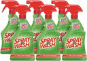 Spray N'Wash Pre-Treat Laundry Stain Remover Bottles, Clear, 1.37 Pound (Pack Of 6), 132 Fl Oz