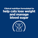 Hill'S Prescription Diet M/D Glucosupport Chicken Flavor Dry Cat Food, Veterinary Diet, 4 Lb. Bag