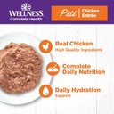 Wellness Complete Health Grain Free Canned Cat Food, Chicken Pate, 12.5 Ounces (Pack Of 12)