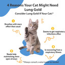 Pet Wellbeing - Lung Gold For Cats - Natural Breathing Support For Felines - 2Oz (59Ml) Pet Wellbeing - Lung Gold For Cats - Natural Breathing Support For Felines - 2Oz (59Ml)