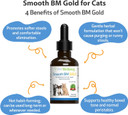 Pet Wellbeing Smooth Bm Gold For Cats - Gentle Constipation Relief For Felines - Natural Herbal Supplement 2 Oz (59 Ml) Pet Wellbeing Smooth Bm Gold For Cats - Gentle Constipation Relief For Felines - Natural Herbal Supplement 2 Oz (59 Ml)