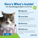 Pet Wellbeing Thyroid Support Gold For Cats - Vet-Formulated - Supports Overactive Thyroid In Felines - Natural Herbal Supplement 2 Fl Oz (59 Ml)