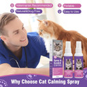Cat Calming Spray 2Pack Cat Pheromone Spray - Quickly Relieve Stress Reduces Scratching Furniture Peeing Helps Relieve Scratching Marking Anxiety Supports Relief For Fireworks,Travel,Vet Visits 120Ml