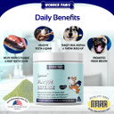 Dental Powder For Dogs  Teeth Cleaning & Dental Care Made Easy  Removes Plaque, Tarter, Stains & Freshens Breath  Plaque & Tartar Remover For Dogs Of All Ages  60 Scoops