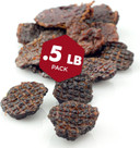 Best Bully Sticks 100% Beef Bully Stick Char Burger Slider Crunchy Dog Treats - Made Of All-Natural Bully Sticks - Bite-Sized & Highly Digestible - 0.5 Lb Bag