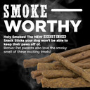 Premium Hickory Smoked Real Beef Dog Treats - Bully Snap Stick, 20 Pack - Reward, Puppy & Dog Training Treats - Usa Smoked & Packed - No Additives, 100% Natural, Healthy Rawhide-Free High Protein