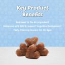 Blue Buffalo Blue Bits Natural Soft-Moist Training Dog Treats, Chicken & Beef Recipes 19-Oz Bag Variety Pack, 2 Count