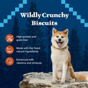 Blue Buffalo Wilderness Trail Treats Crunchy Dog Biscuits Grain-Free And High-Protein Dog Treats, Turkey Recipe 36-Oz. Box