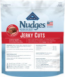 Blue Buffalo Nudges Jerky Cuts Dog Treats, Made In The Usa With Natural Ingredients, Steak, 16-Oz. Bag