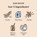 Bocce'S Bakery Oven Baked Mud Pie Oh My Treats For Dogs, Everyday Wheat-Free Dog Treats, Made With Real Ingredients, All-Natural Pb, Carob & Vanilla Biscuits, 5 Oz