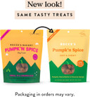 Bocceã¢ÂS Bakery Pumpk'N Spice Treats For Dogs, Wheat-Free Everyday Dog Treats, Made With Real Ingredients, Baked In The Usa, All-Natural Soft & Chewy Cookies, Pumpkin, Peanut Butter, & Cinnamon, 6 Oz