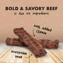 Cloud Star Wag More Bark Less Jerky: Philly Cheesesteak Beef - 10 Oz