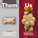 Fruitables Baked Dog Treats  Pumpkin Treats For Dogs  Healthy Low Calorie Treats  Free Of Wheat, Corn And Soy  Pumpkin And Cranberry  7 Ounces