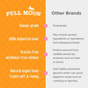Full Moon Chicken Jerky Healthy All Natural Dog Treats Human Grade For Hip And Joint 6 Oz