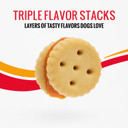 Good 'N' Tasty Triple Flavor Stacks With Cheese, 9 Ounces, Bite Sized Snacks For Dogs With Premium Chicken And Real Cheese