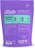 Halo Herbal Dental Treats, Natural, Dental Health, For Large Dogs 25 Lbs And Up, 24.5-Oz Pouch, (30 Count)