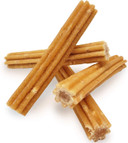 Yakychurro Himalayan Cheese Treats | Lactose Free | Gluten Free | Grain Free | Usa Made | For All Breeds | Peanut Butter | Resealable Pouch With 4 Churros