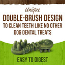 Merrick Fresh Kisses Natural Dental Chews Infused With Coconut And Botanical Oils For Tiny Dogs 5-15 Lbs - 33 Ct. Bag