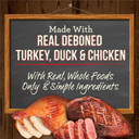 Merrick Oven Baked Natural And Crunchy Bag Of Treats, Turducken Recipe With Real Turkey, Duck, And Chicken - 11 Oz. Bag