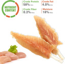 Mon2Sun Dog Rawhide Twist 4-4.5 Inch Chicken Wrapped Rawhide Sticks For Puppy And Small Dogs, Promotes Dental Health Chicken Wings (10.08 Ounce -Pack Of 1)