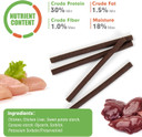 Mon2Sun Dog Jerky Treats, 5 Inch Chicken Sticks (Chicken Liver Flavor) Rawhide Free Dog Training Treats For Small Dogs, Soft And Healthy Dog Snacks, 10.58Oz (40 Count-Pack Of 1)