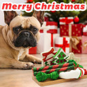 Mon2Sun 12 Count Christmas Dog Rawhide Holiday Stocking For Small Dogs Treats For Dogs