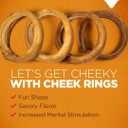 Natural Farm Cheek Bully Ring For Dogs, (10-Pack), Best Bully Stick Alternative, 100% Natural Beef Cheek, High Protein, Cleans Teeth, Long Lasting Chews For All Dog Sizes