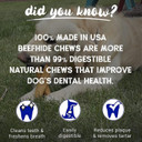 Pet Factory 100% Made In Usa Beefhide 6-7" Knotted Bones Dog Chew Treats - Beef & Chicken Flavor, 8 Count/1 Pack