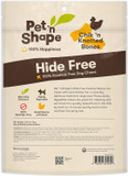 Pet 'N Shape Hide Free Chik 'N Knot Bones, 6 Count 9.28 Oz - Rawhide Free Dog Treats - No Hide Alternative Chew Treat For All Life Stages