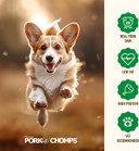 Pork Chomps Baked Pork Skin Dog Chews, 8-Inch Rolls, 18 Count (Pack Of 1)