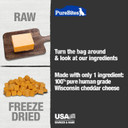 Purebites Cheese Freeze Dried Dog Treats, 1 Ingredient, Made In Usa, 4.2Oz