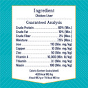 Stewart Freeze Dried Dog Treats, Chicken Liver, 16 Oz, Grain Free & Gluten Free, Resealable Pouch, Single Ingredient, Training Treat In Beef Liver, Salmon, Chicken Liver & Chicken Breast 4, 14, 21Oz