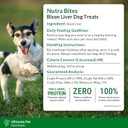 Ultimate Pet Nutrition Nutra Bites Freeze Dried Raw Single Ingredient Training Treats Food Topper For Dogs, 4 Ounces, Bison Liver