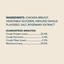 Amazon Brand  Wag Chewy Whole Muscle American Jerky Dog Treats  Chicken & Flaxseed (1 Lb), Grain Free