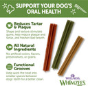 Whimzees By Wellness Stix Natural Dental Chews For Dogs, Long Lasting Treats, Grain-Free, Freshens Breath, Large Breed, 7 Count