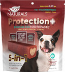 Ark Naturals Protection+ Brushless Toothpaste  Small Breeds, 12Oz Bag  Dog Dental Chew With Toothpaste Center  Prevent Plaque & Tartar And Freshen Breath With Dental Chews For Dogs