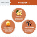 Calming Chews For Dogs - 30 Anxiety Relief Treats For Fireworks, Thunder, And Storms - Natural Dog Calming Treats For Large And Small Breeds With Thiamine, L-Tryptophan, Ginger, And Melatonin