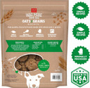 Cloud Star Wag More Bark Less Crunchy Dog Treats, Oats & Grains Chicken & Carrots, 3Lbs. Bag