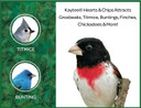 Kaytee Sunflower Hearts & Chips Wild Bird Food For Cardinals, Chickadees, Finches, Goldfinches, Grosbeaks, Nuthatches, And Titmice, 14 Lb