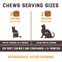 Cat Calming Treats For Stress And Aggressive Behavior - Help Reduce Cat Anxiety And Promote Relaxation - Thunderstorms, Grooming, Traveling - Hemp Calming Cat Treats With American Quality - 135 Chews