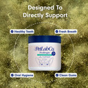 Petlab Co. Probright Dental Powder - Dog Breath Freshener - Teeth Cleaning Made Easy  Targets Tartar & Bad Breath - Formulated For Medium Size Dogs