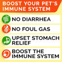 Probiotics Powder + Hemp Glucosamine Treats Bundle - Digestive Enzymes + Prebiotics + Omega 3 - Relieves Diarrhea, Skin Allergy + Hip & Joint Care - 4Oz (Pack Of 2) + 120 Ct - Made In Usa