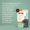 The Missing Link Hip & Joint Probiotics Superfood Supplement Powder For Dogs - Omegas 3&6, Fiber, Glucosamine, Chondroitin, Msm, Ha - Cartilage & Bone Health, Joint Mobility & Flexibility - 1Lb