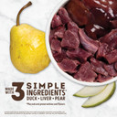 Singles Freeze Dried Dog Treats, Limited Ingredient Grain Free Duck & Pear Recipe, 3.25Oz Singles Freeze Dried Dog Treats, Limited Ingredient Grain Free Duck & Pear Recipe, 3.25Oz