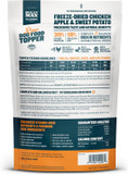 Bully Max Freeze-Dried Raw Dog Food Toppers For Puppies & Adult Dogs - Chicken With Real Fruits & Veggies - Natural Meal Enhancers With Vitamins & Minerals - Feed As Puppy Treat Or Dog Meal